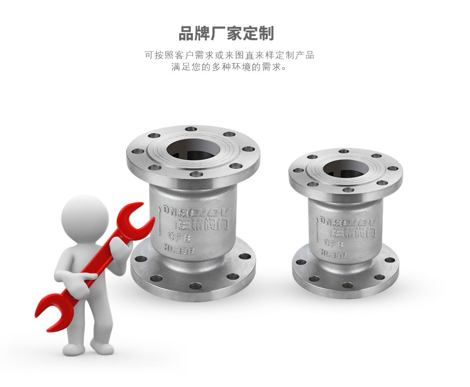 H42W不銹鋼立式止回閥可定制 H42W不銹鋼立式止回閥可定制