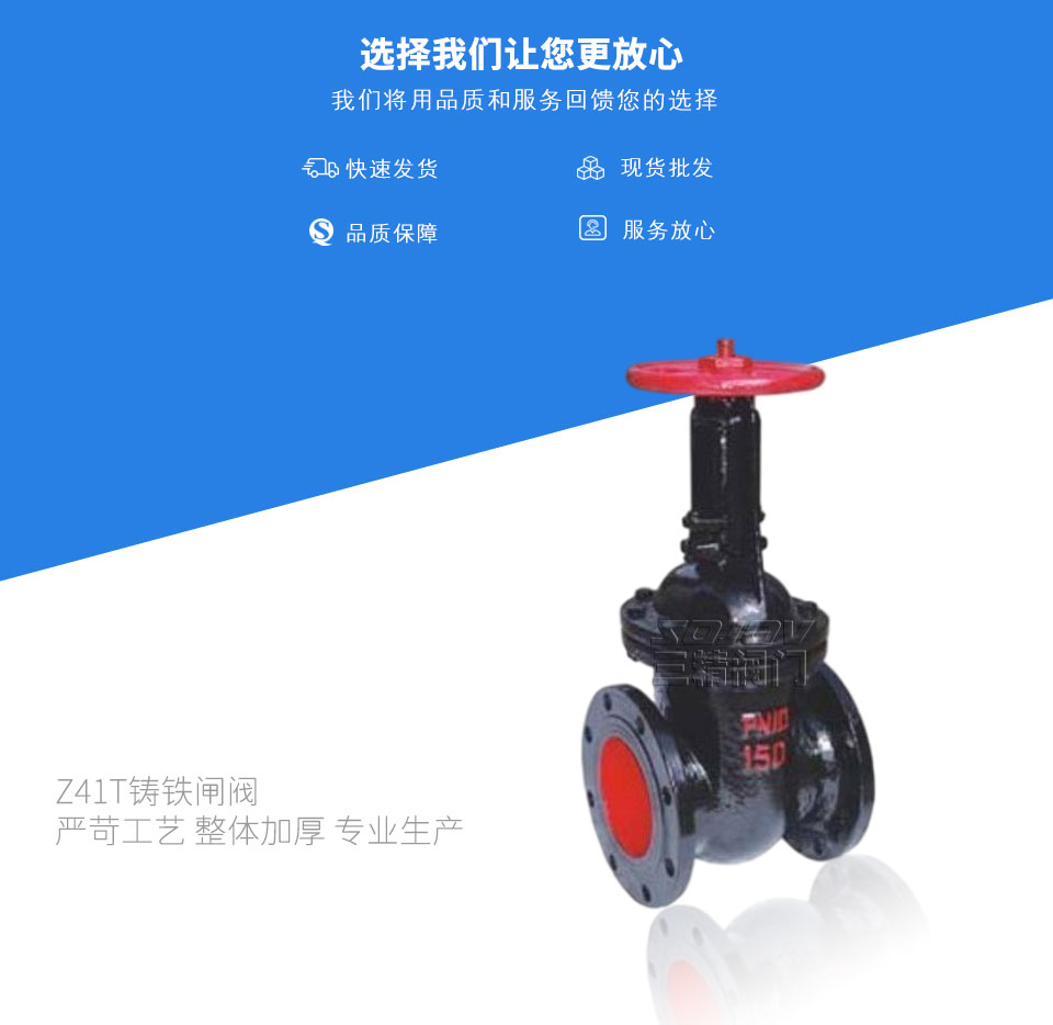 Z41T鑄鐵閘閥 Z41T鑄鐵閘閥
