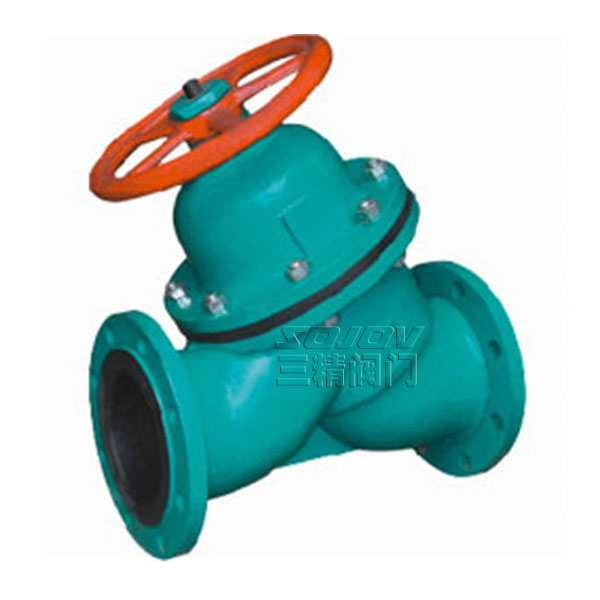 G45J直流式襯膠隔膜閥 G45J直流式襯膠隔膜閥