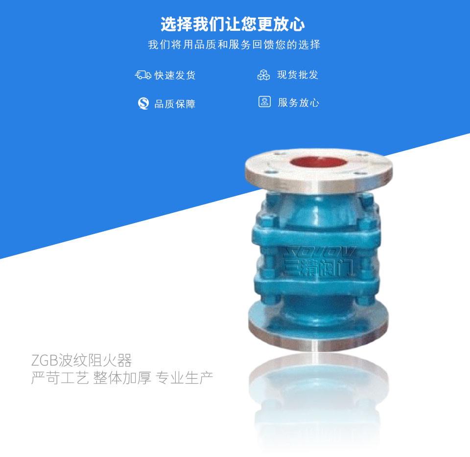 ZGB波紋阻火器 ZGB波紋阻火器