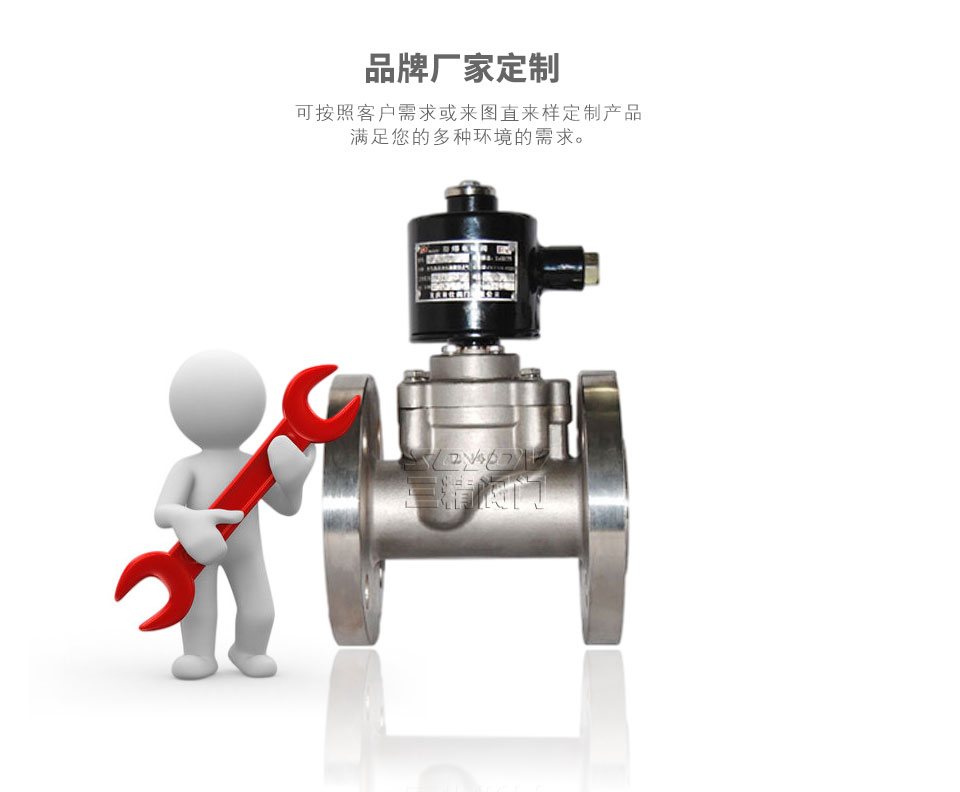 不銹鋼法蘭防爆電磁閥可定制 不銹鋼法蘭防爆電磁閥可定制