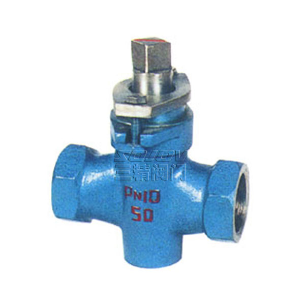 X13W二通內螺不銹鋼旋塞閥 X13W二通內螺不銹鋼旋塞閥